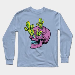 Cacti Skull Long Sleeve T-Shirt